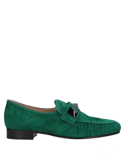 Valentino Garavani Loafers In Green