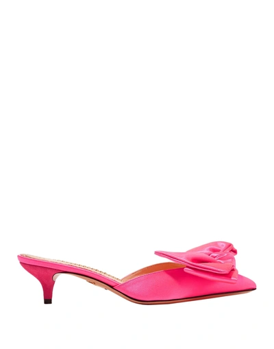 Charlotte Olympia Mules And Clogs In Fuchsia