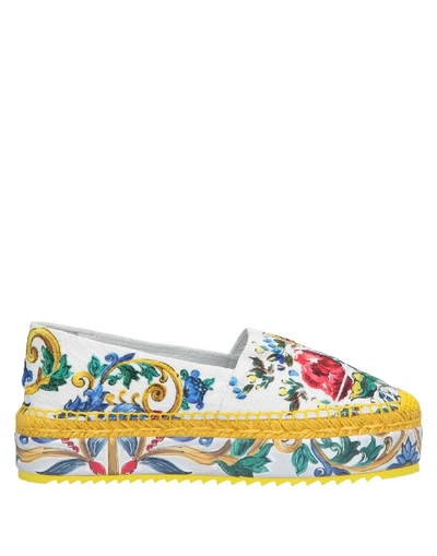 Dolce & Gabbana Loafers In White