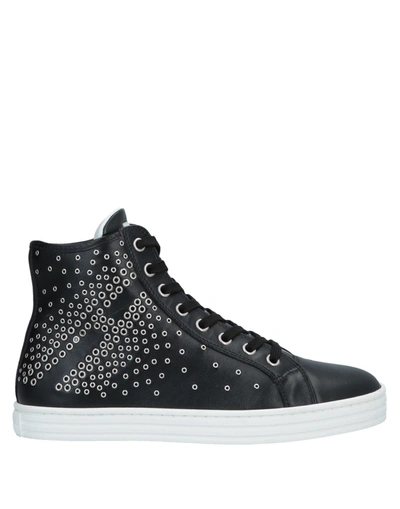 Hogan Rebel Sneakers In Black