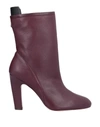 Stuart Weitzman Ankle Boots In Deep Purple