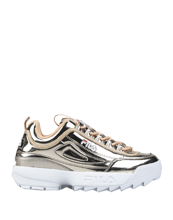 fila sneakers gold