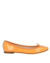 Repetto Ballet Flats In Orange