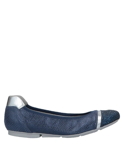 Hogan Ballet Flats In Blue
