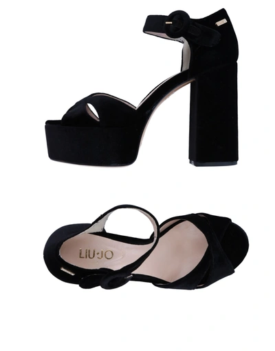 Liu •jo Sandals In Black