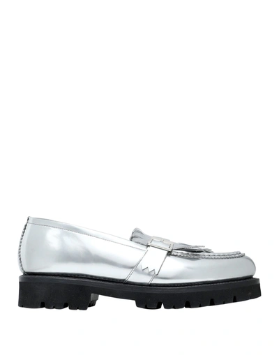 Grenson Loafers In Silver