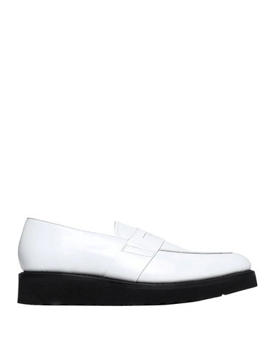 Grenson Loafers In White