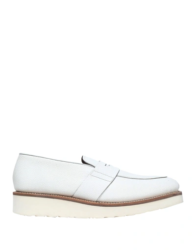 Grenson Loafers In Ivory