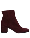 Gianvito Rossi Ankle Boots In Deep Purple