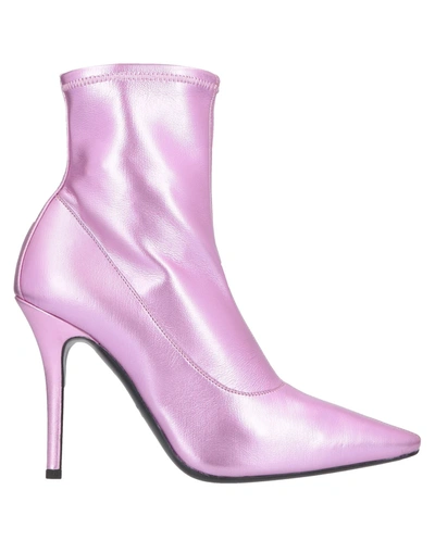 Giuseppe Zanotti Ankle Boots In Pink