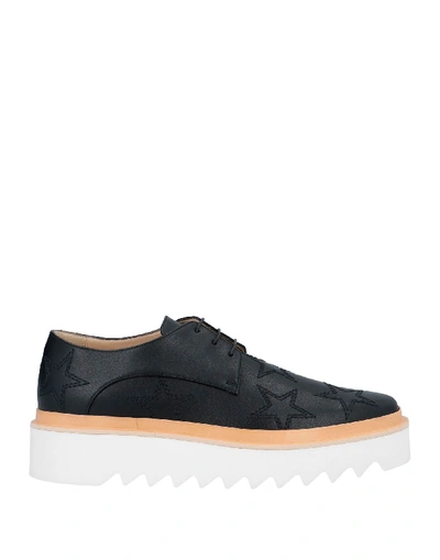 Stella Mccartney Laced Shoes In Black