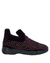 Pinko Sneakers In Dark Purple