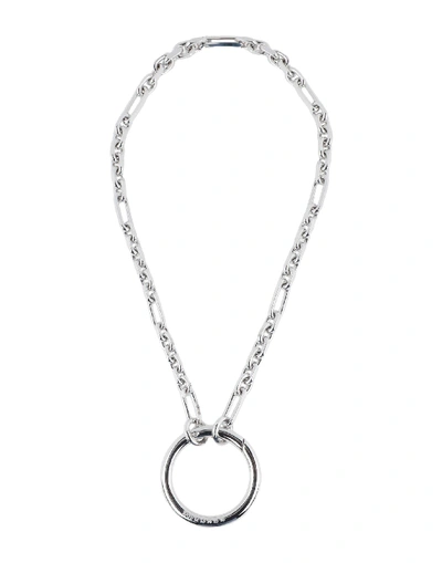 Maison Margiela Necklace In Silver
