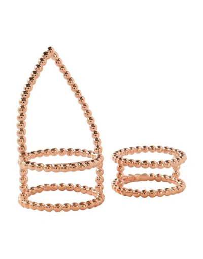 Arme De L'amour Rings In Copper