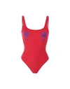 Mimì À La Mer One-piece Swimsuits In Red