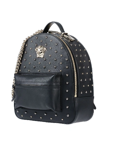 Versace Backpack & Fanny Pack In Black