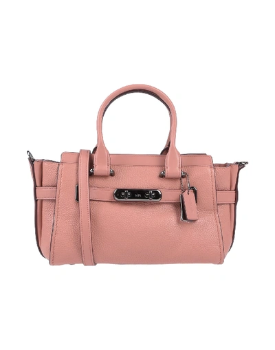 Coach Handbag In Pink