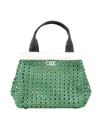 Solid & Striped Handbags In Green