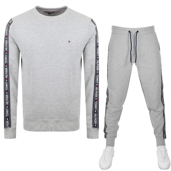 tommy hilfiger grey tracksuit