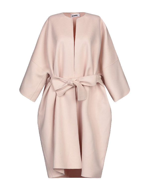 Jil Sander Coat In Light Pink | ModeSens