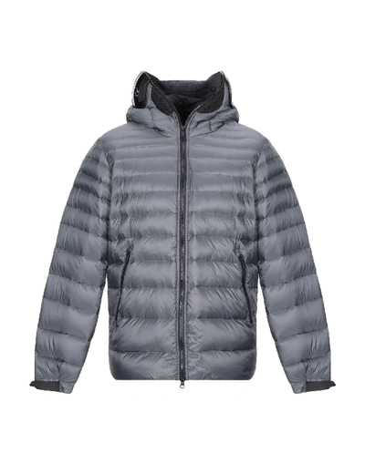 Ai Riders On The Storm Down Jackets In Steel Grey