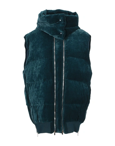 Stella Mccartney Down Jackets In Deep Jade