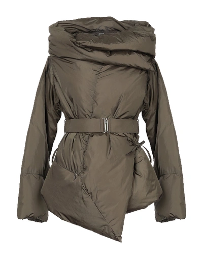 Add Down Jacket In Military Green