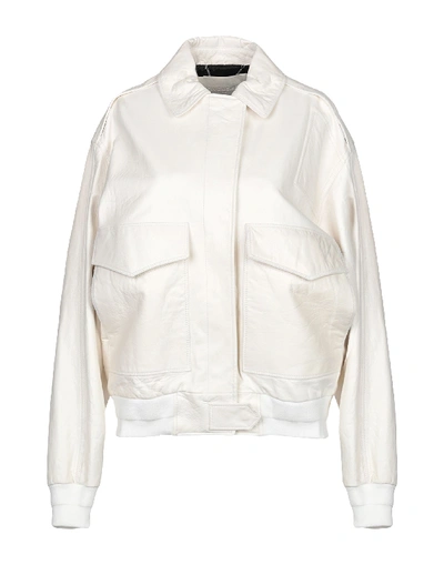 Givenchy Leather Jacket In White