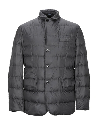 Allegri Down Jackets In Steel Grey