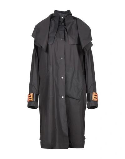 Off-white &trade; Overcoats In Black