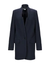 Stella Mccartney Coats In Dark Blue