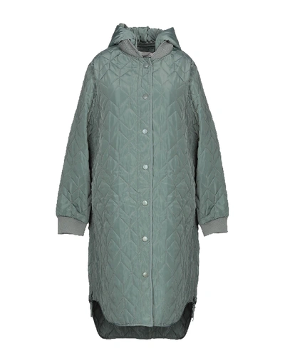 Liviana Conti Overcoats In Green