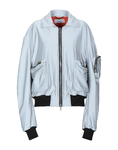 Wanda Nylon Bomber In Grey