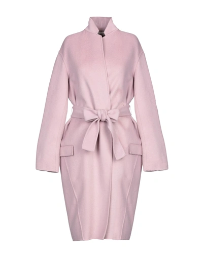 Liviana Conti Overcoats In Lilac