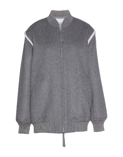 Alexander Wang T Jacket In Dove Grey