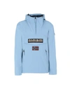 Napapijri Jackets In Sky Blue