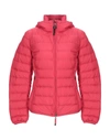 Parajumpers Down Jackets In Brick Red