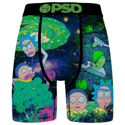 Psd Mens  R&m Portal Void Briefs In Black/green