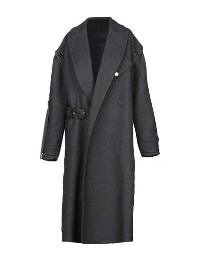 Proenza Schouler Coat In Steel Grey