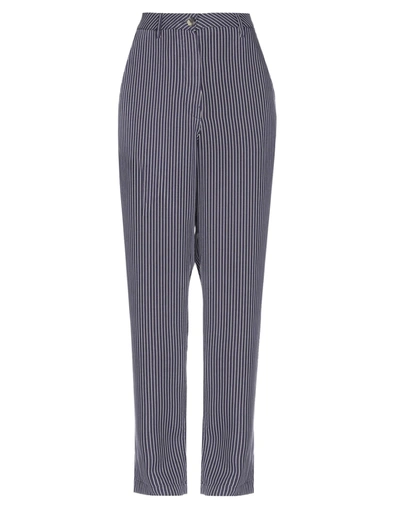 American Vintage Casual Pants In Dark Blue