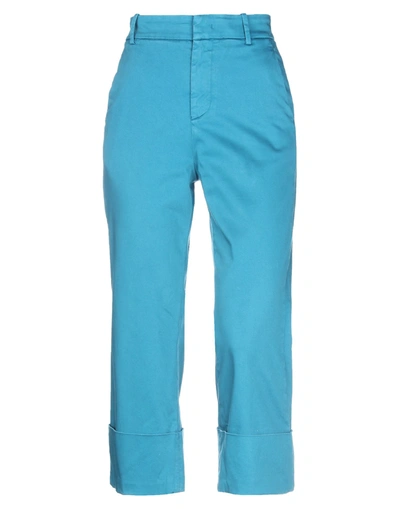 Dondup Cropped Pants In Green