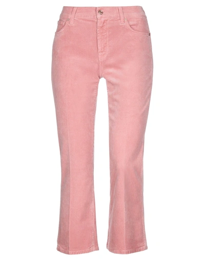 7 For All Mankind Pants In Pink