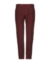 Incotex Pants In Maroon