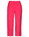 Pinko Cropped Pants In Fuchsia