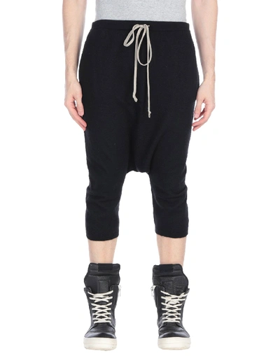 Rick Owens 3/4-length Short In Black