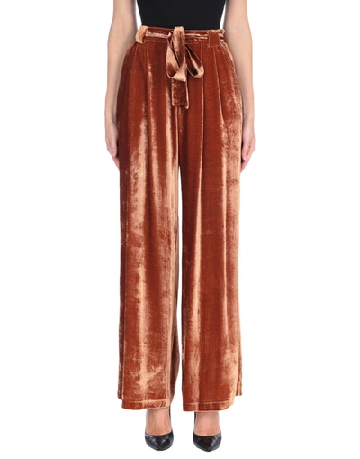 Roberto Collina Casual Pants In Rust