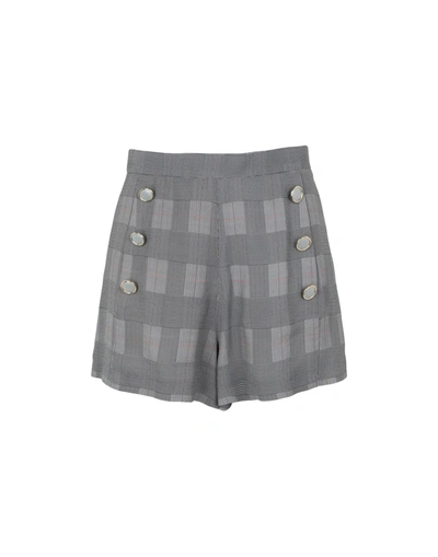 Forte Dei Marmi Couture Woman Shorts & Bermuda Shorts Grey Size 2 Viscose