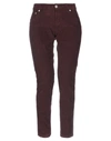 Dondup Pants In Maroon