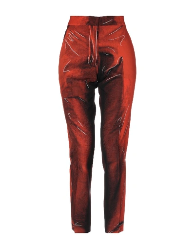 Moschino Casual Pants In Rust