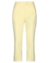 Dondup 3/4-length Shorts In Light Yellow